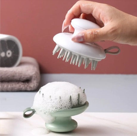 Silicone Scalp Massager - Shampoo Brush