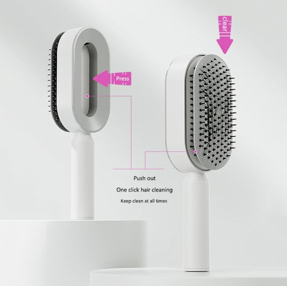 Self-Cleaning Hair Brush