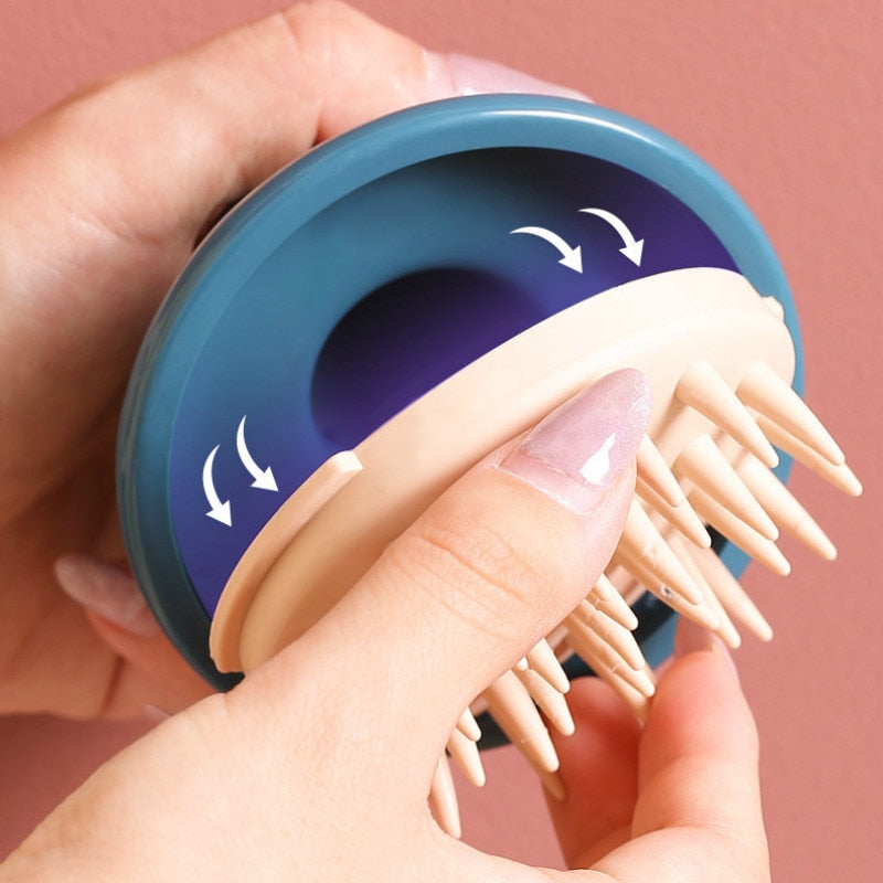 Silicone Scalp Massager - Shampoo Brush